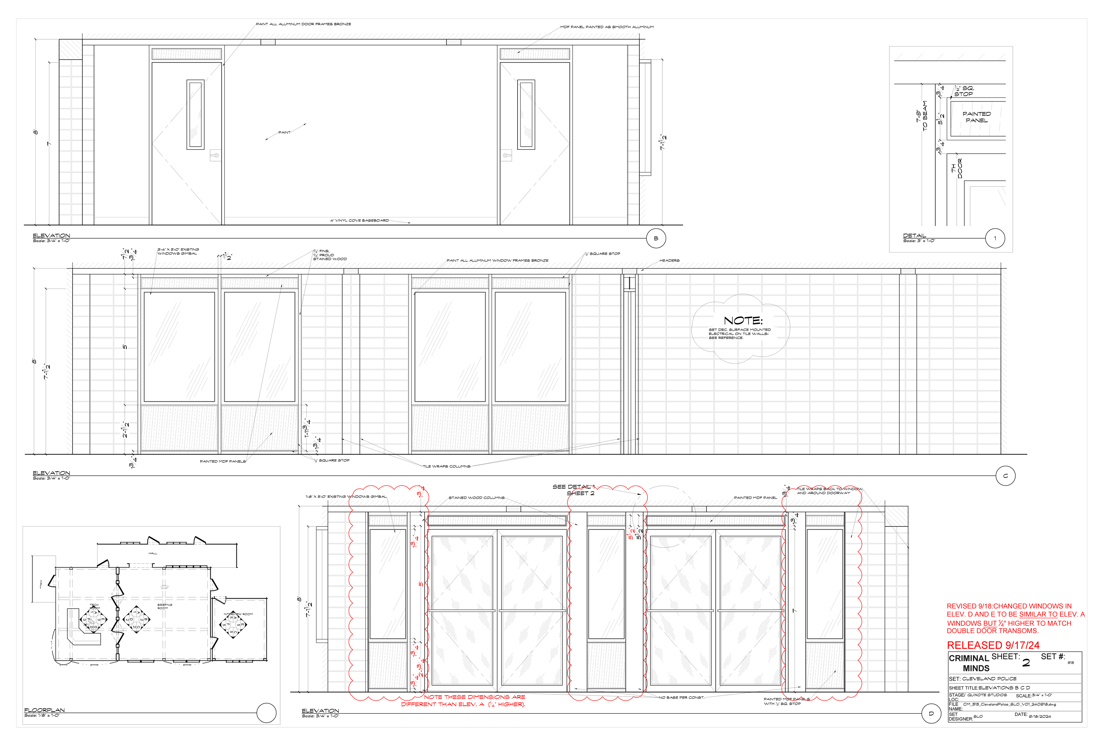 Criminal Minds — Set Design — Steven Light-Orr