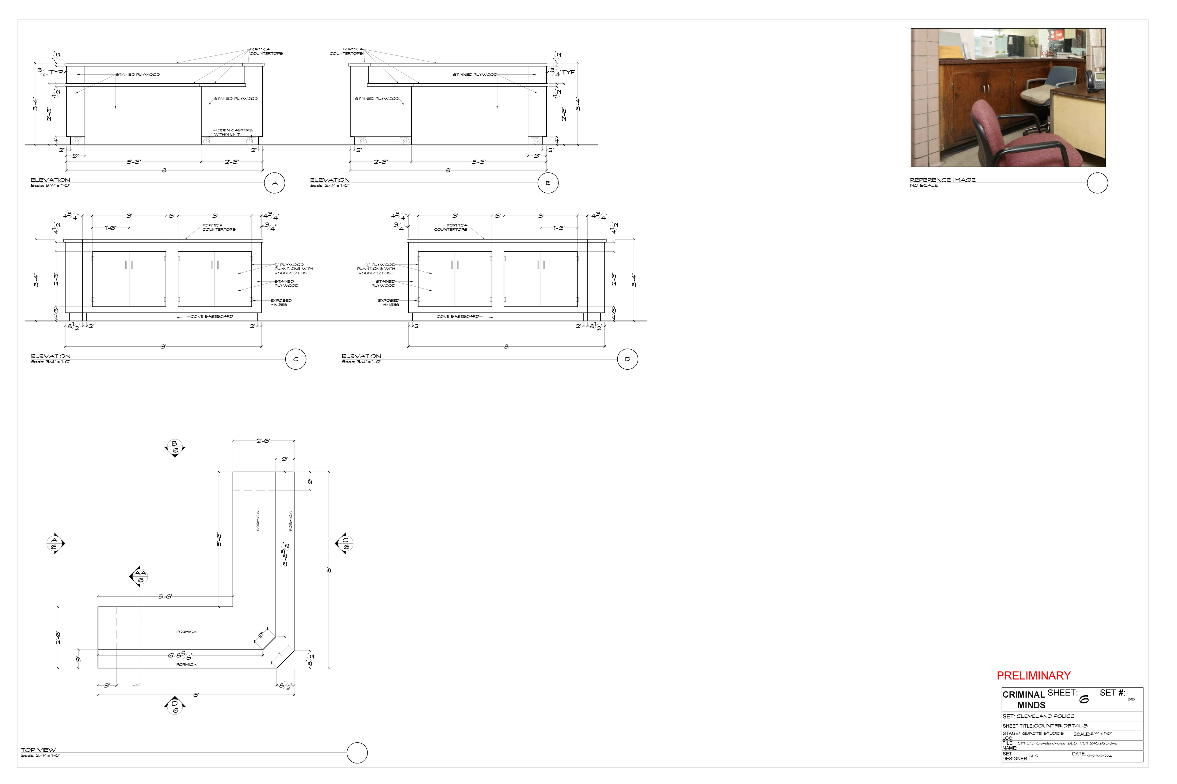 Criminal Minds — Set Design — Steven Light-Orr