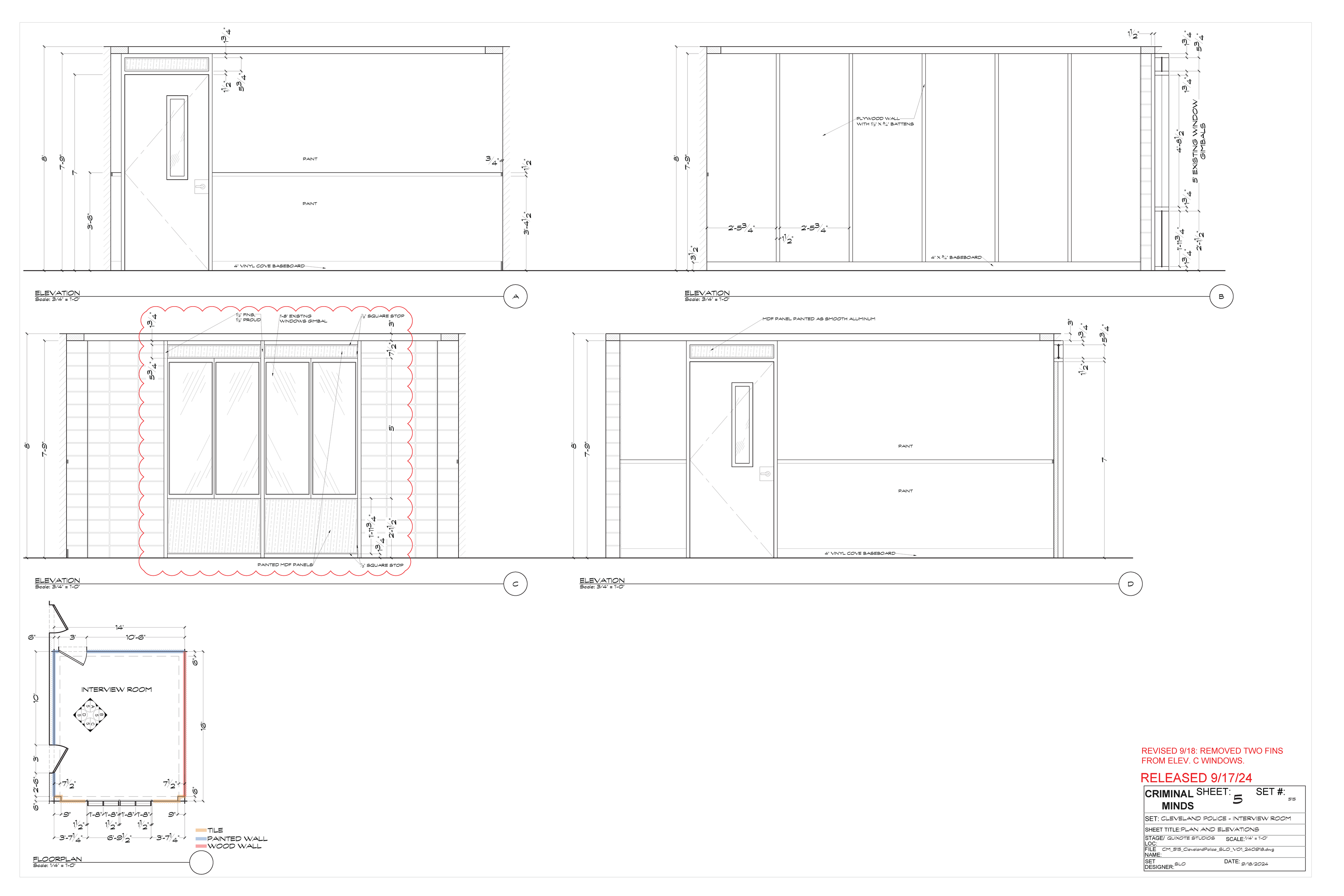 Criminal Minds — Set Design — Steven Light-Orr
