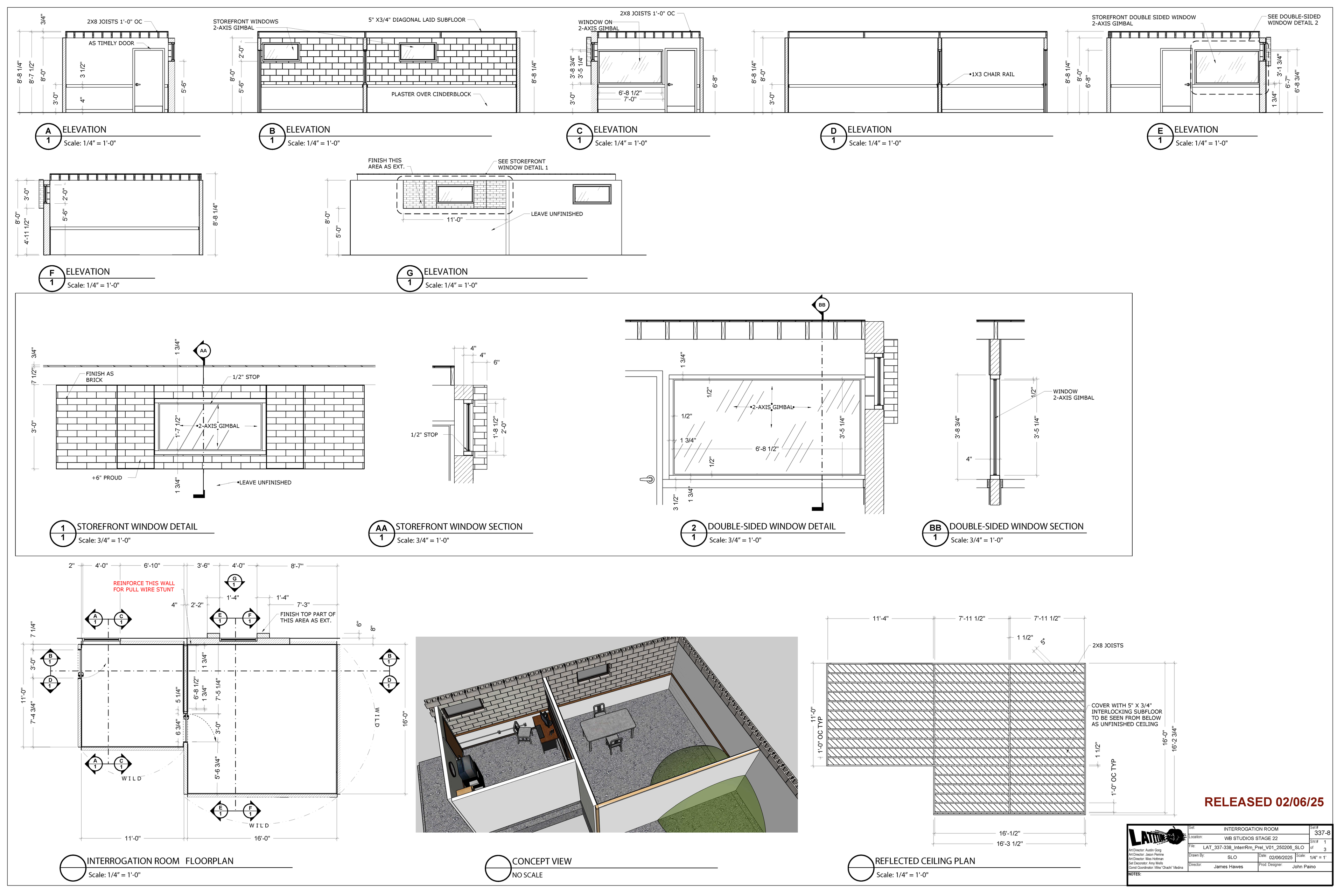 LAT 337-338 — Interrogation Room — Sheet 1 — Steven Light-Orr