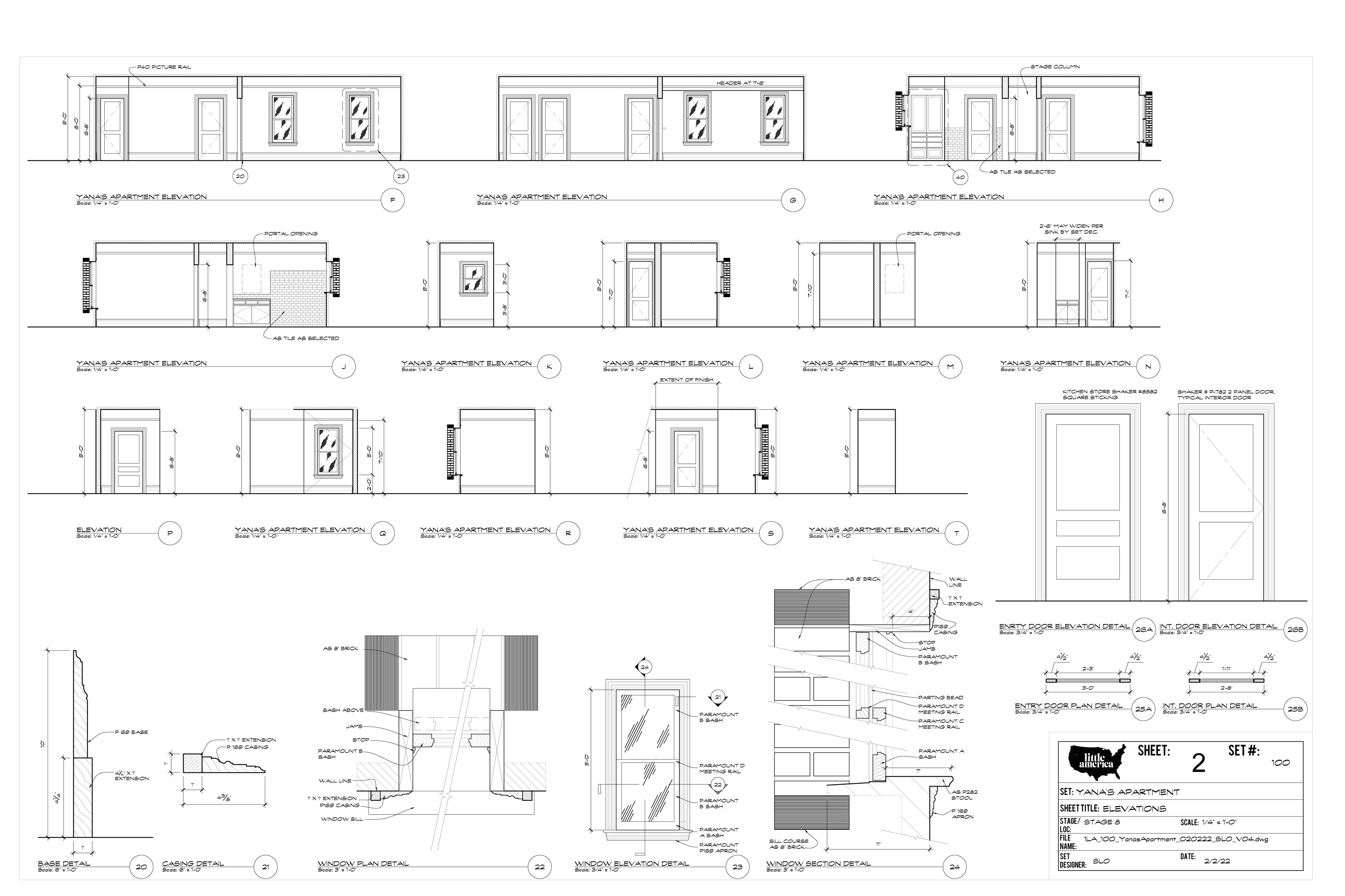 Yana's Apartment — Sheet 2 — Steven Light-Orr