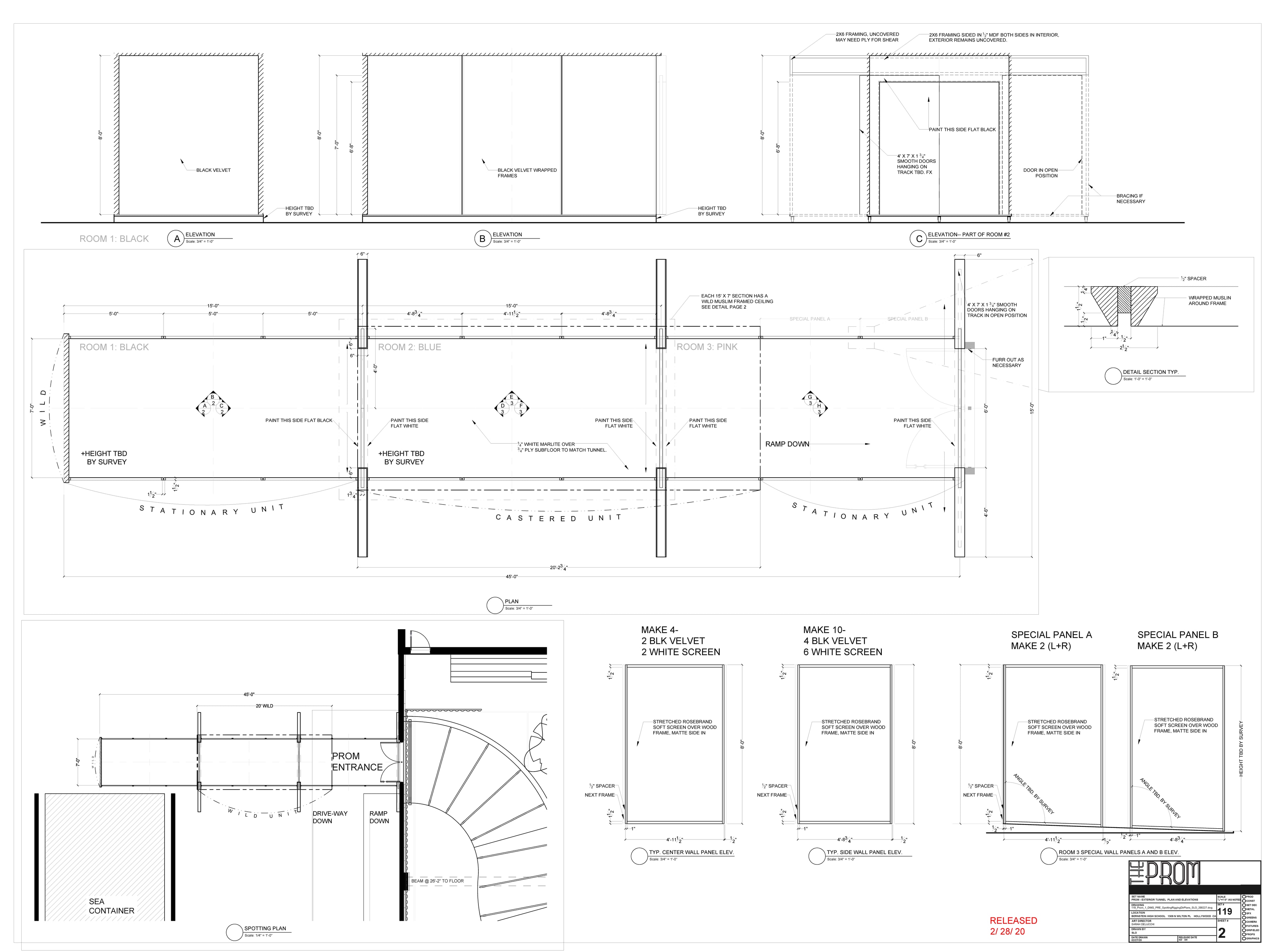 The Prom — Set Design — Steven Light-Orr