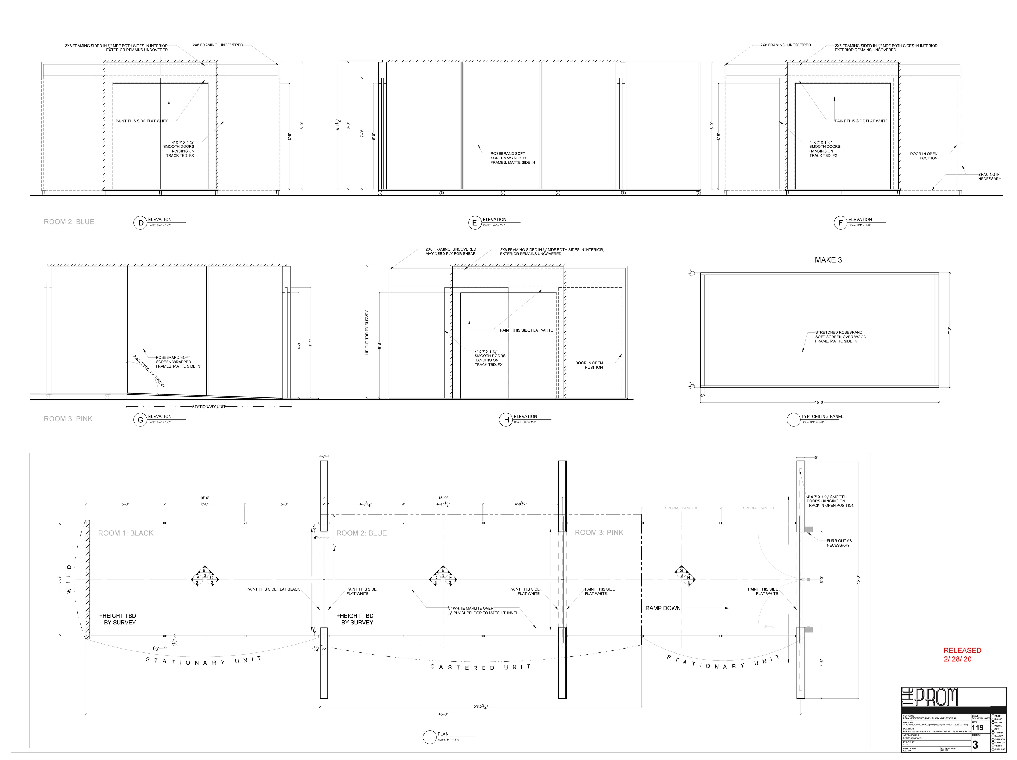 The Prom — Set Design — Steven Light-Orr