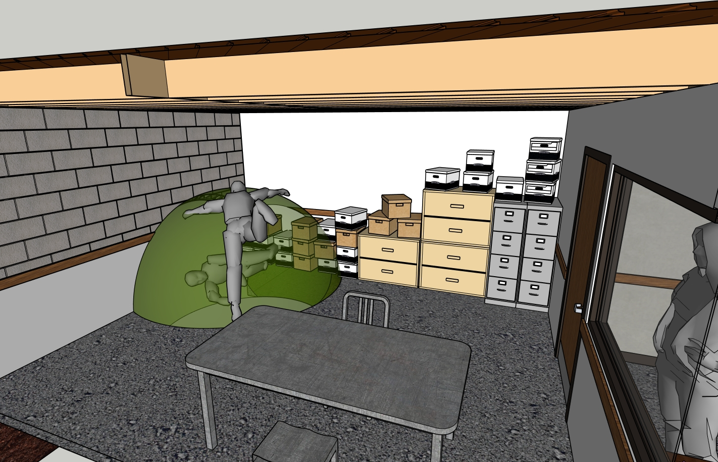 Sketchup model by Steven Light-Orr