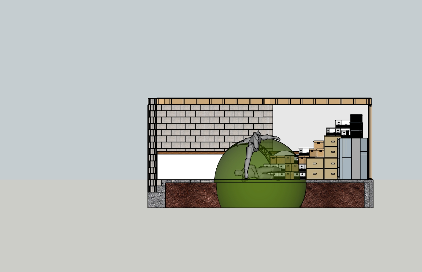 Sketchup model by Steven Light-Orr