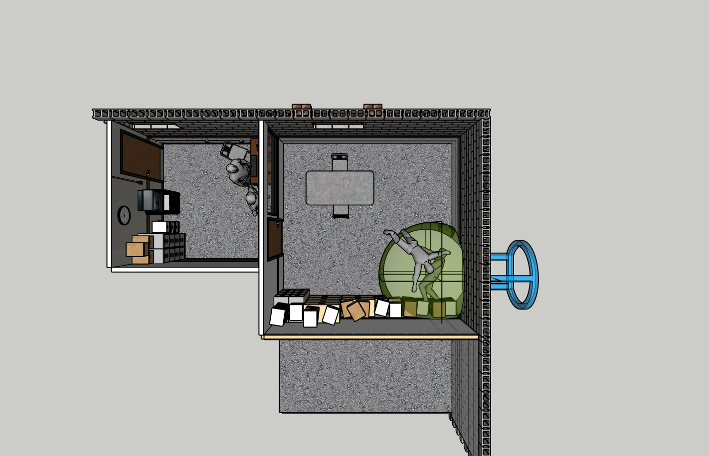 Sketchup model by Steven Light-Orr