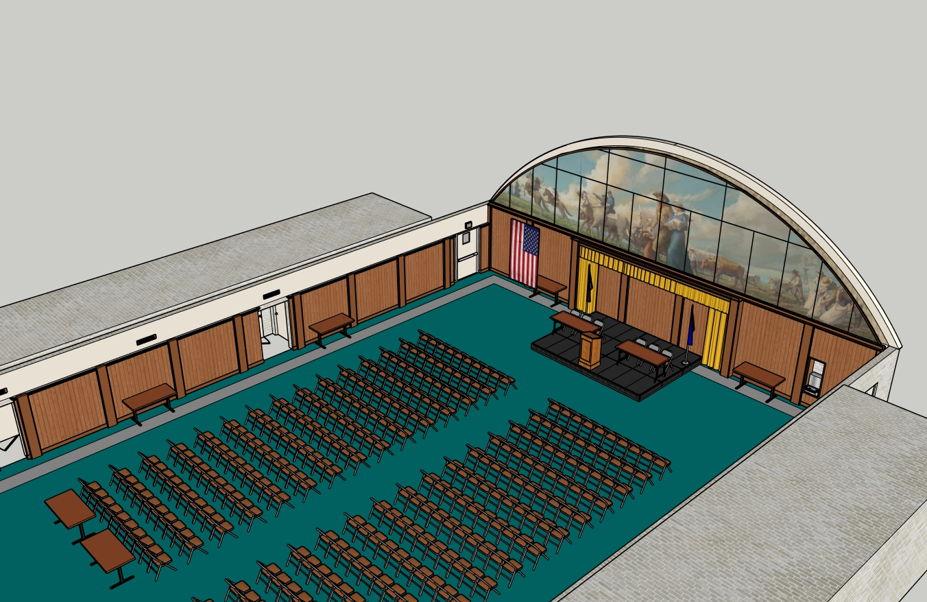 Sketchup model by Steven Light-Orr