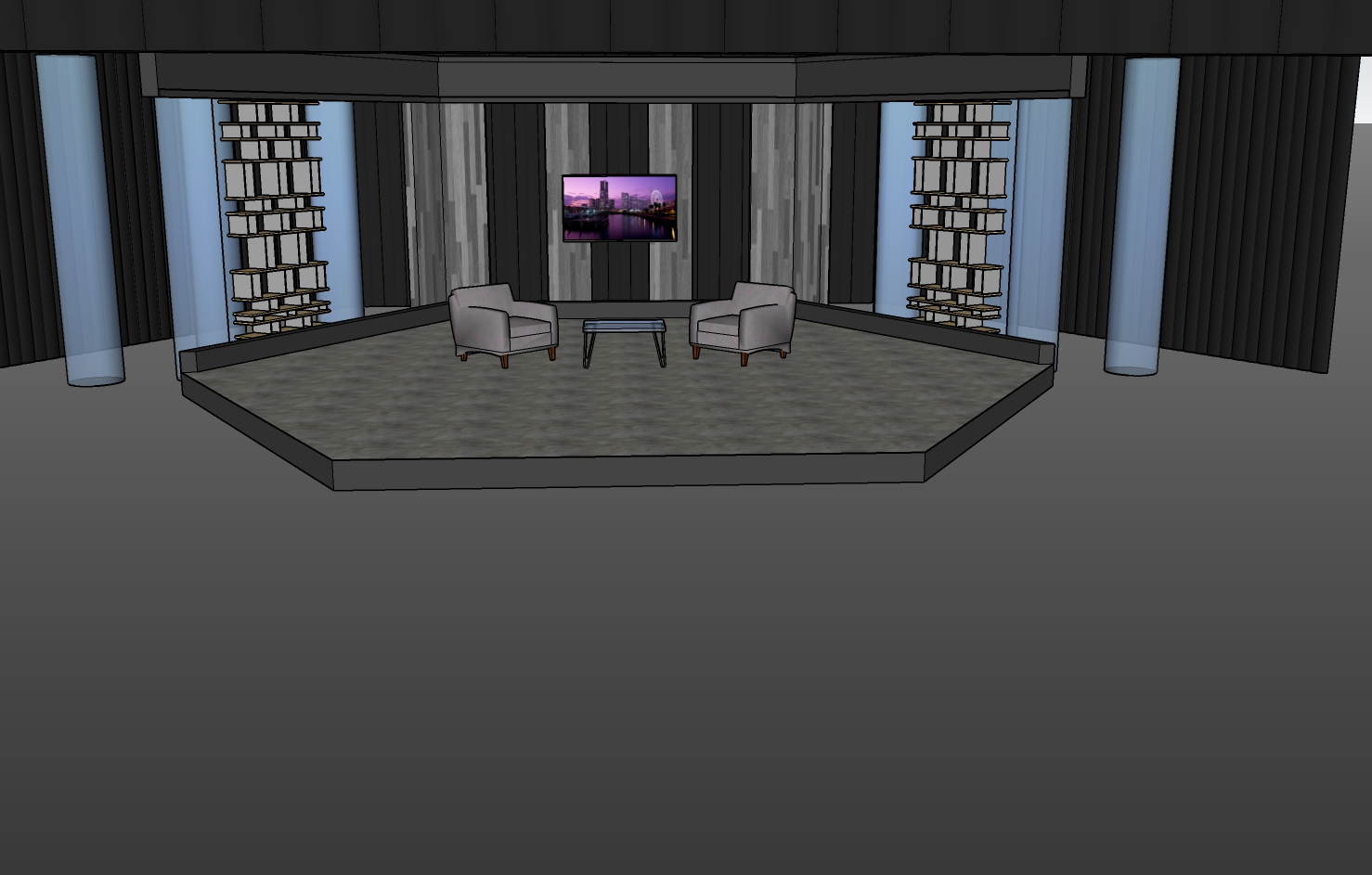 Sketchup model by Steven Light-Orr