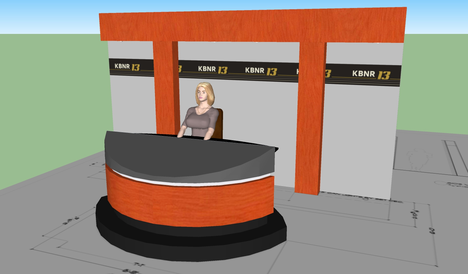 Sketchup model by Steven Light-Orr