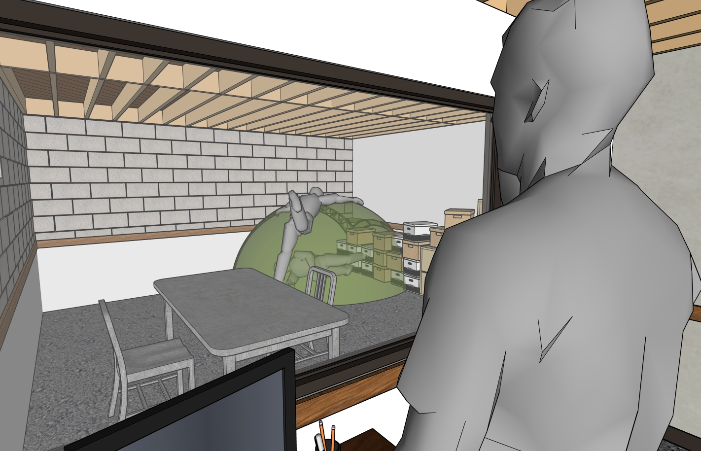 Sketchup model by Steven Light-Orr